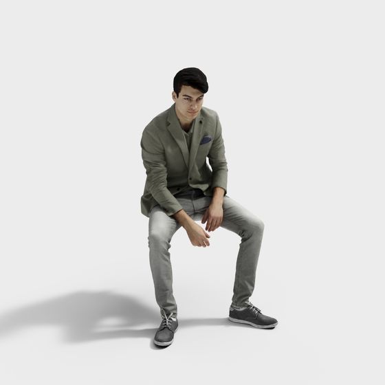 Urban Stroller 3D model - Low Poly Meets Realism