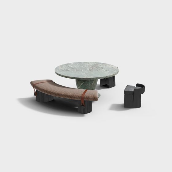Urban Corner Seating Set 3D model