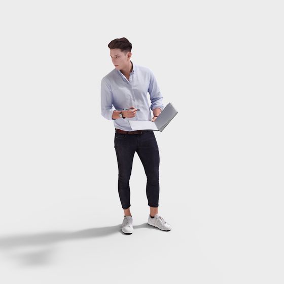 Dynamic Urban Character 3D Model