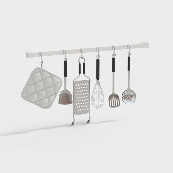 Kitchen Essentials Rack 3D model