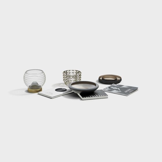 Minimalist Decor Set 3D model