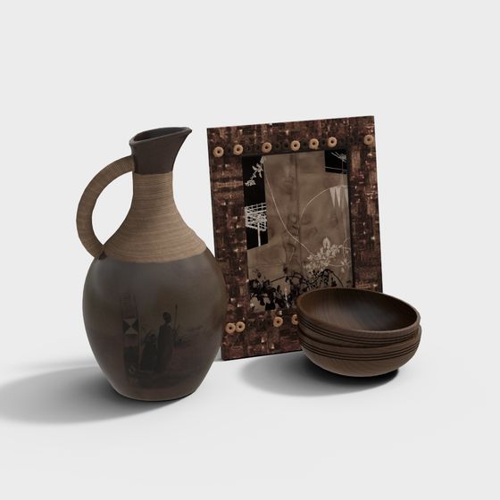 Elegant Vintage Decor 3D model