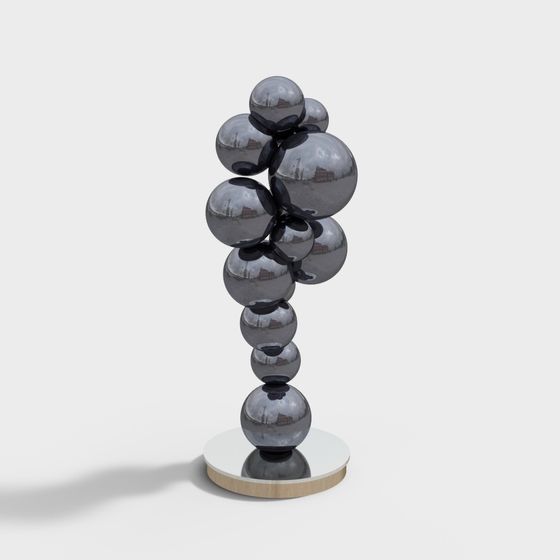 Stunning Sphere Sculpture 3D Model