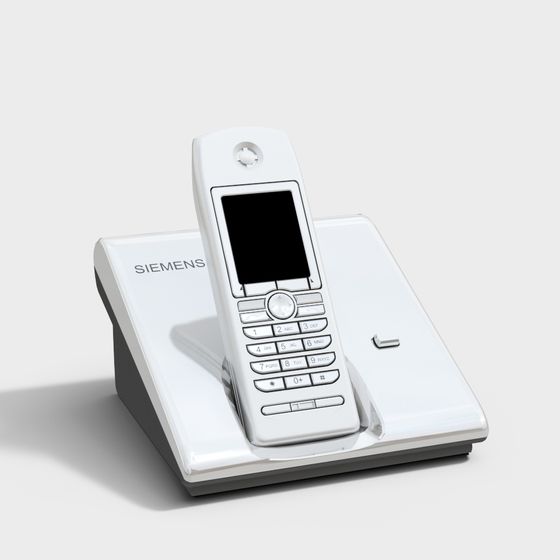 Classic Siemens Telephone 3D model for Creative Designs