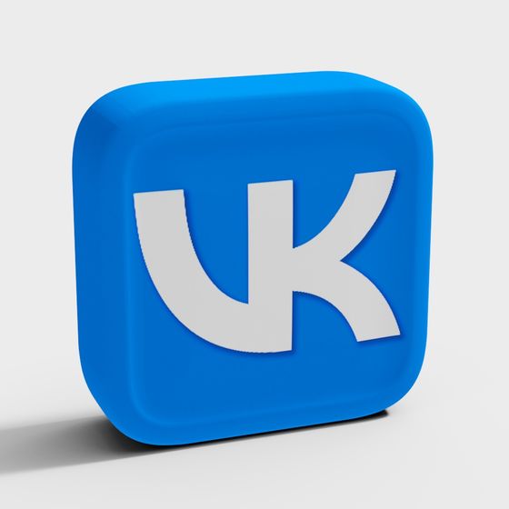 Square Logo 3D Model Design