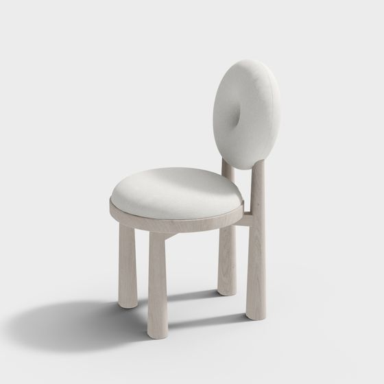 Smooth Chair 3D Model for Modern Spaces