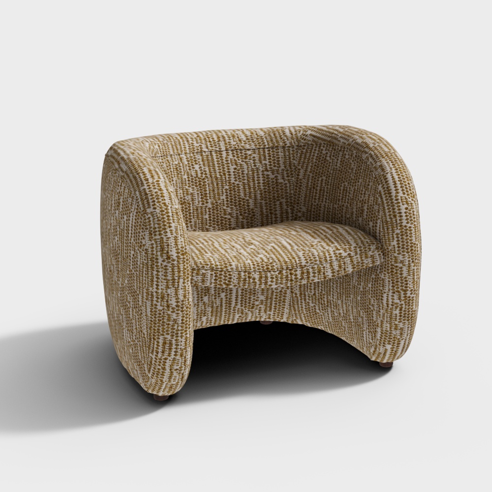 Chaise de loisir en treillis doré DR1016