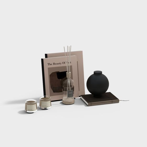 Indoor Decorative Set 3D model