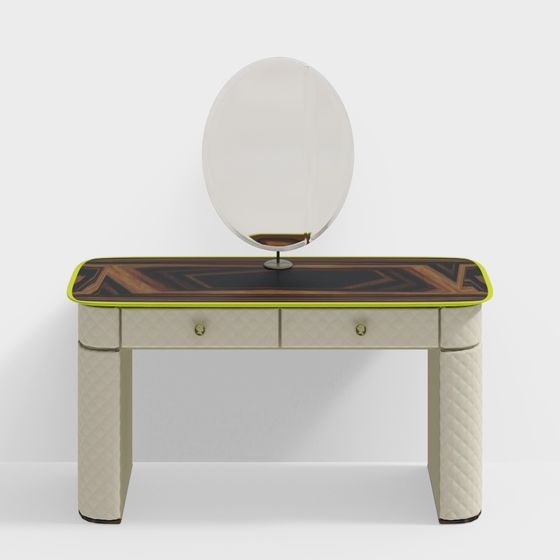 Vintage Modern Dressing Table 3D model for Creative Use