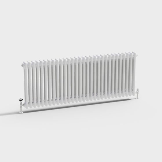 Futuristic Low-Polygon Radiator 3D model