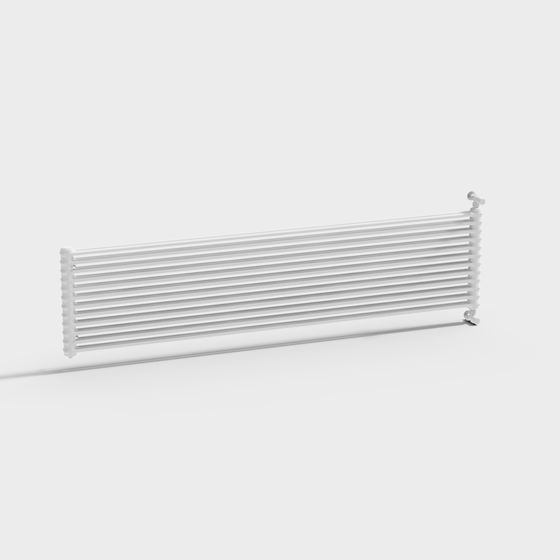 Elegant Low-Polygon Radiator 3D Model