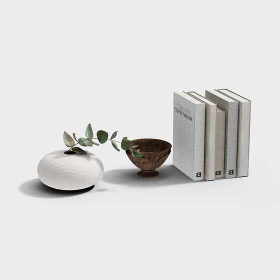 Serene Corner Desk 3D model