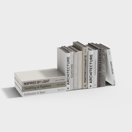 Elegant 3D Model Books for Creative Projects