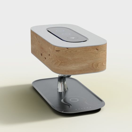 Smart Wooden Speaker 3D Model for Creative Projects