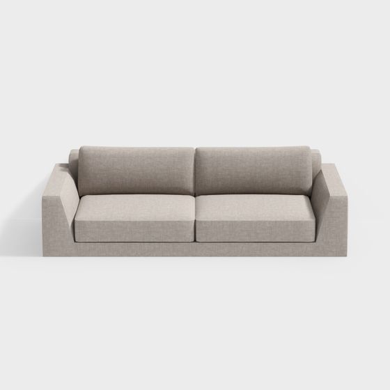 Urban Comfort 3D Sofa Model for Modern Interiors