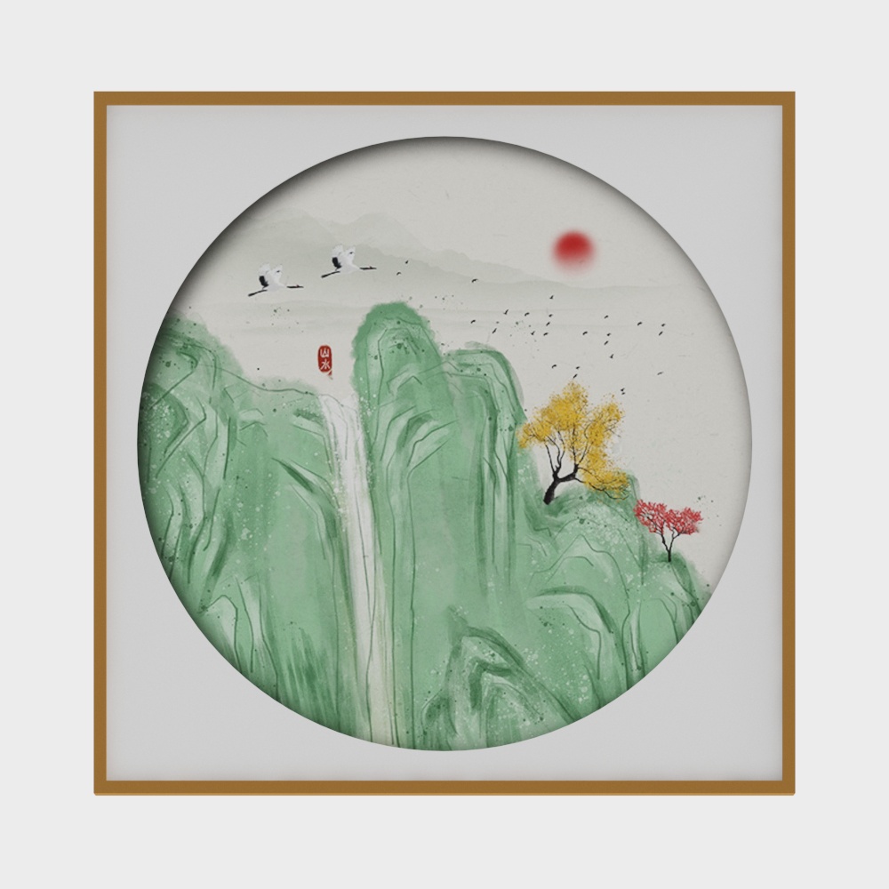 Chinese Wealth Painting