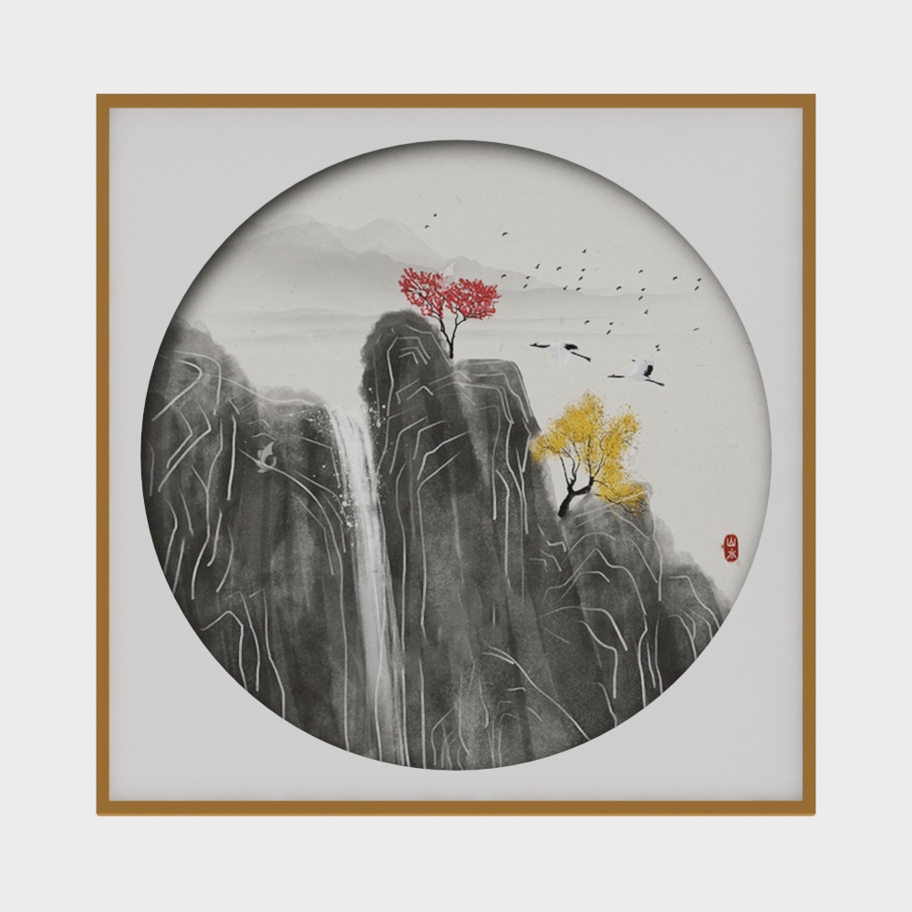 Peinture décorative chinoise