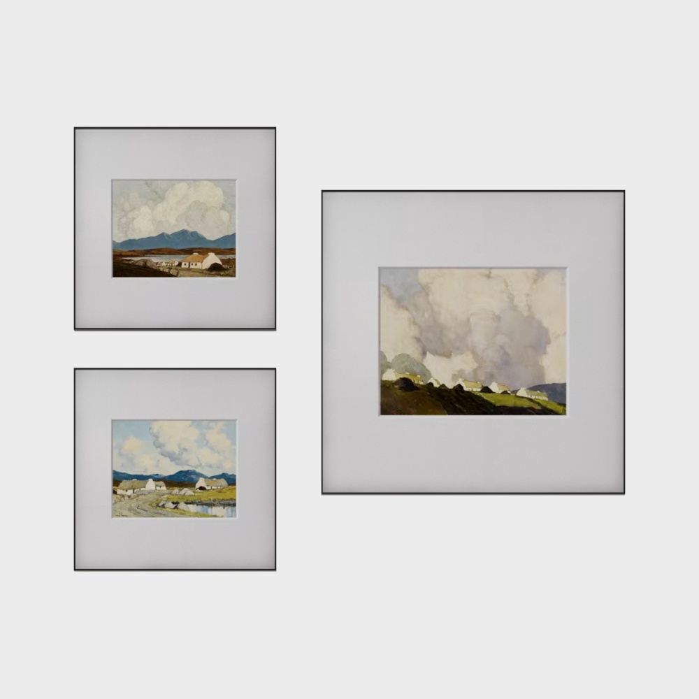 ヨーロッパスタイルの主寝室の装飾画