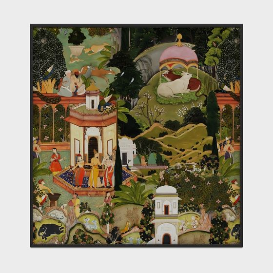 Royal Garden 3D model - A Fusion of Tradition and Modernity