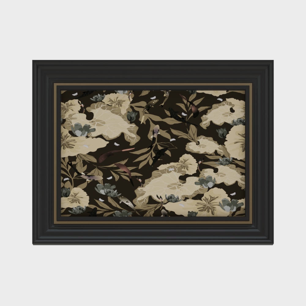 Peinture décorative de style médiéval