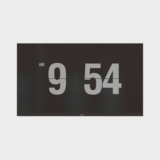 High-Detail Digital Clock 3D model