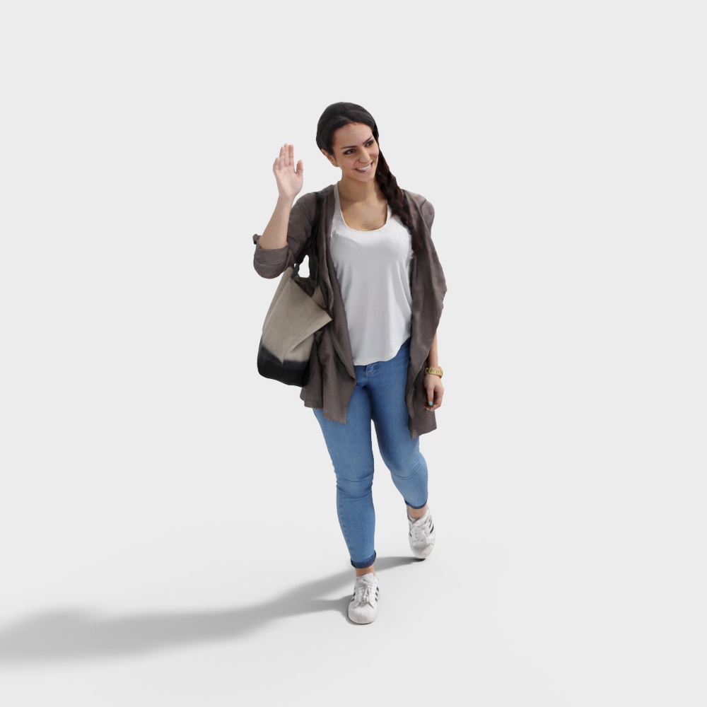 Woman in Casual Wear