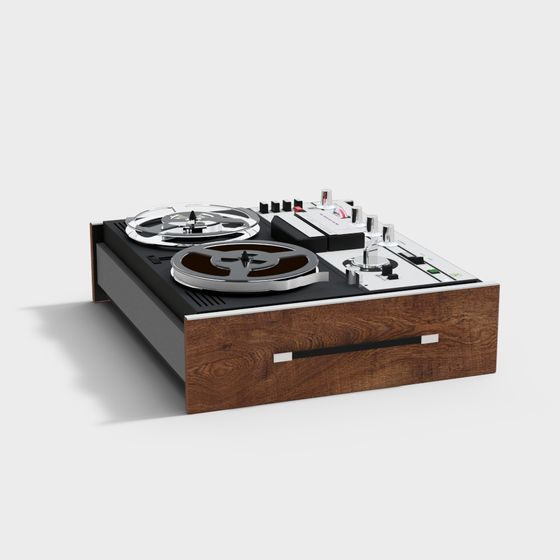 Vintage Cassette Player 3D model