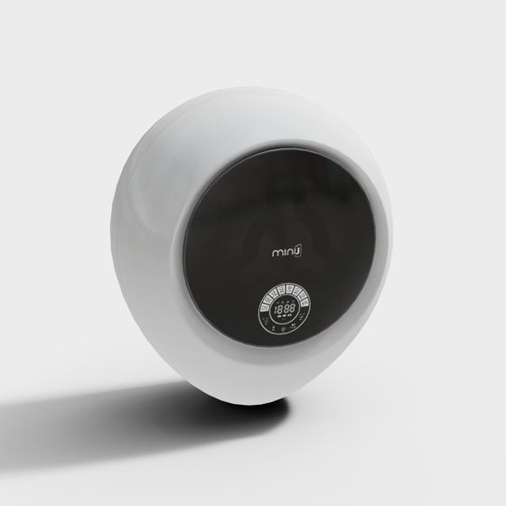 Stylish Round Clock 3D model for Contemporary Spaces