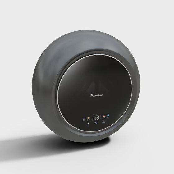 Stylish Smart Air Purifier 3D model for Creative Projects