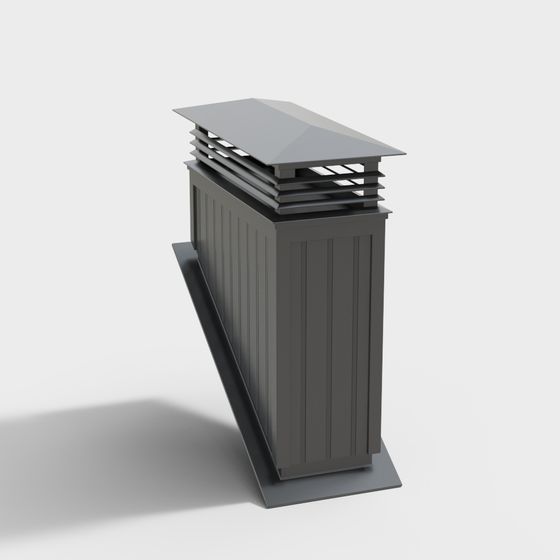 Urban Ventilation Shaft 3D Model