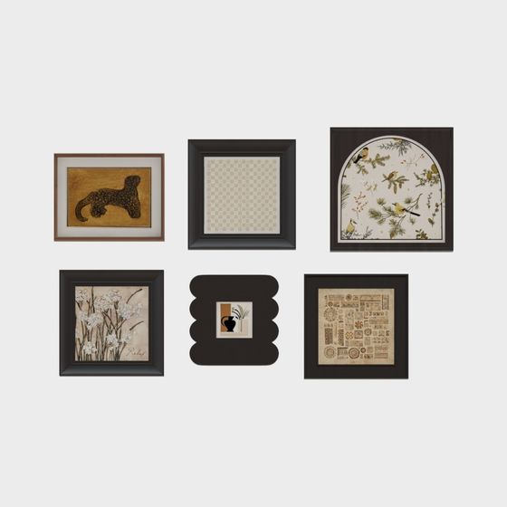 Gallery Wall 3D Model