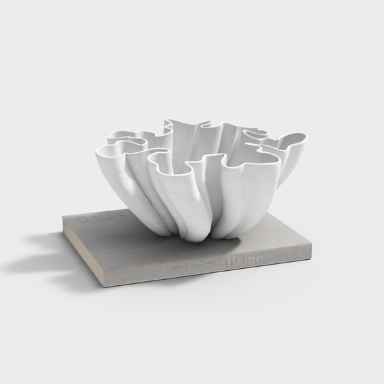 Minimal Wave 3D Model for Creative Projects