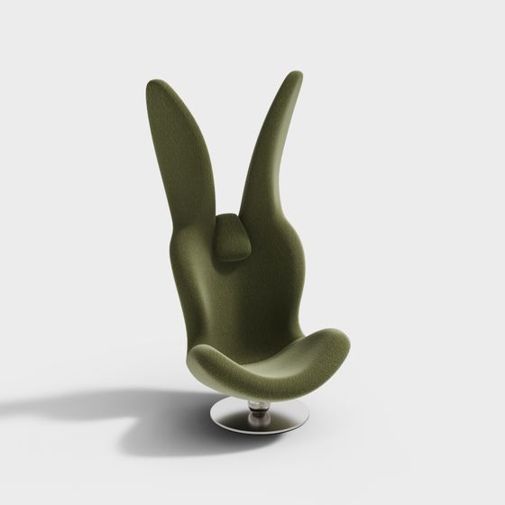 Unique Finger Chair 3D model with Artistic Touch