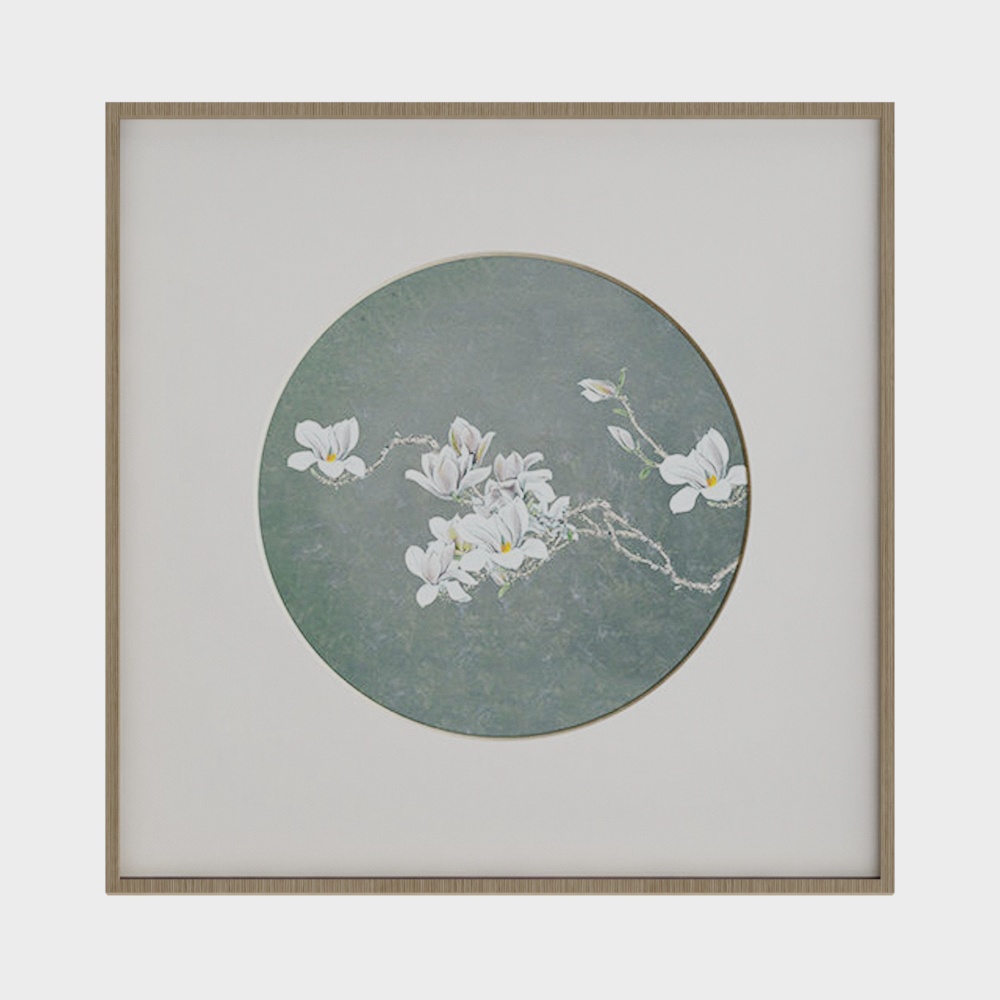 New Chinese Style Branch Decoration Painting