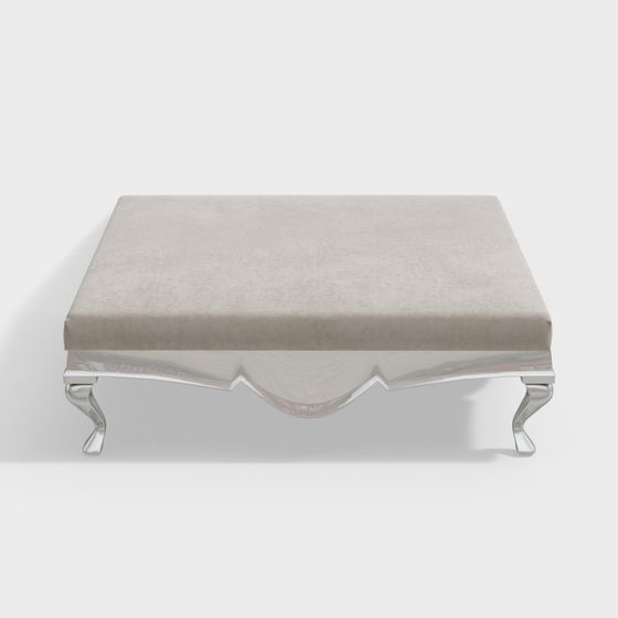 Stylish Sofa Stool 3D model for Contemporary Spaces