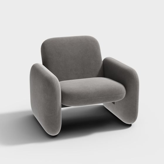 Comfortable Sofa 3D model in Modern Minimalist Style