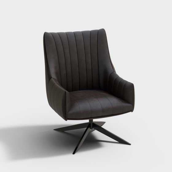 Sophisticated Rotating Chair 3D model for Contemporary Spaces