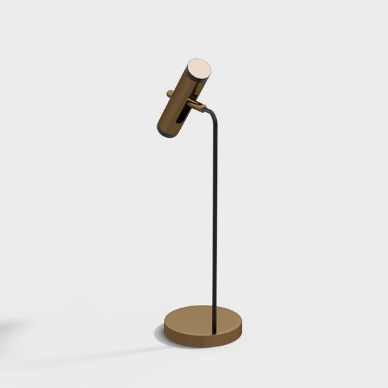 Modern Low-Polygon Table Lamp 3D model