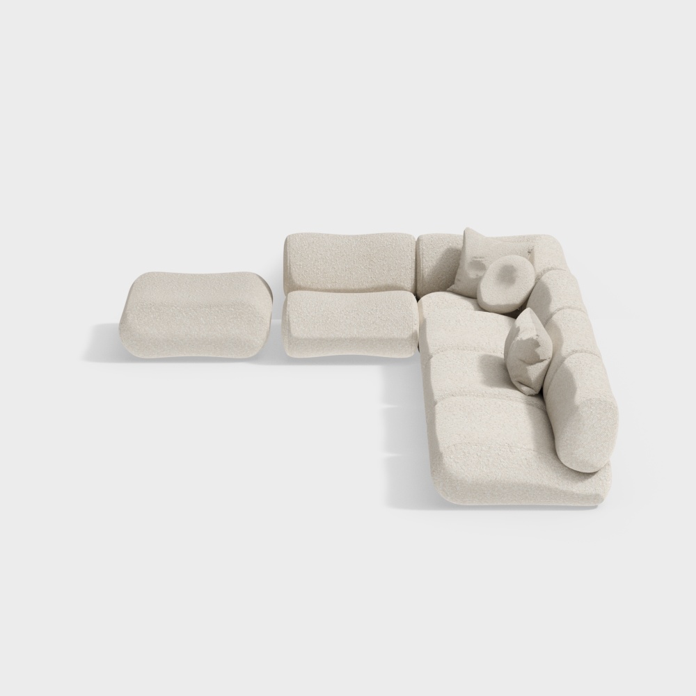 Modern Multi-Person Sofa