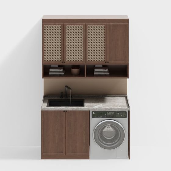 Laundry Haven 3D model for Modern Home Design