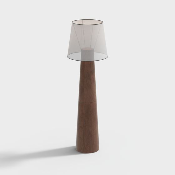 Elegant Lighthouse Table Lamp 3D model