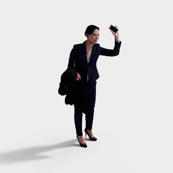 Elegant Urban Woman 3D model