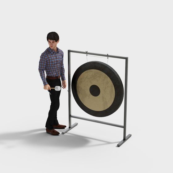 Peace Ringing 3D Model for Creative Use