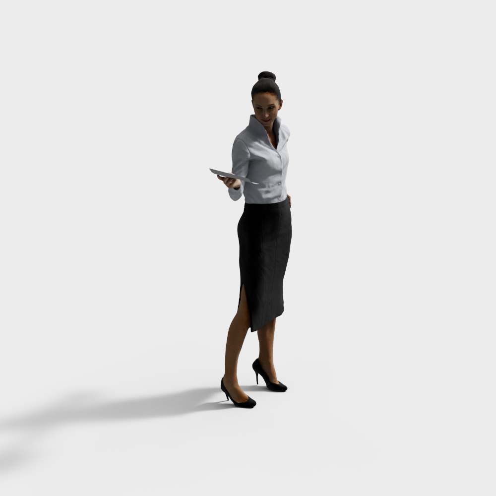 Businesswoman in Conversation