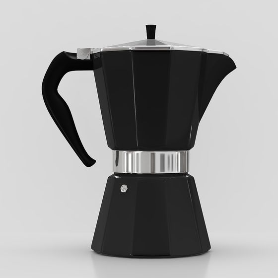 Retro Moka Pot 3D model for Creative Projects