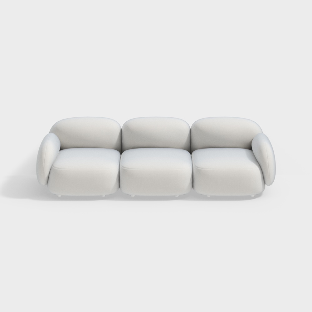 Canapé multi-personnes brise crémeuse