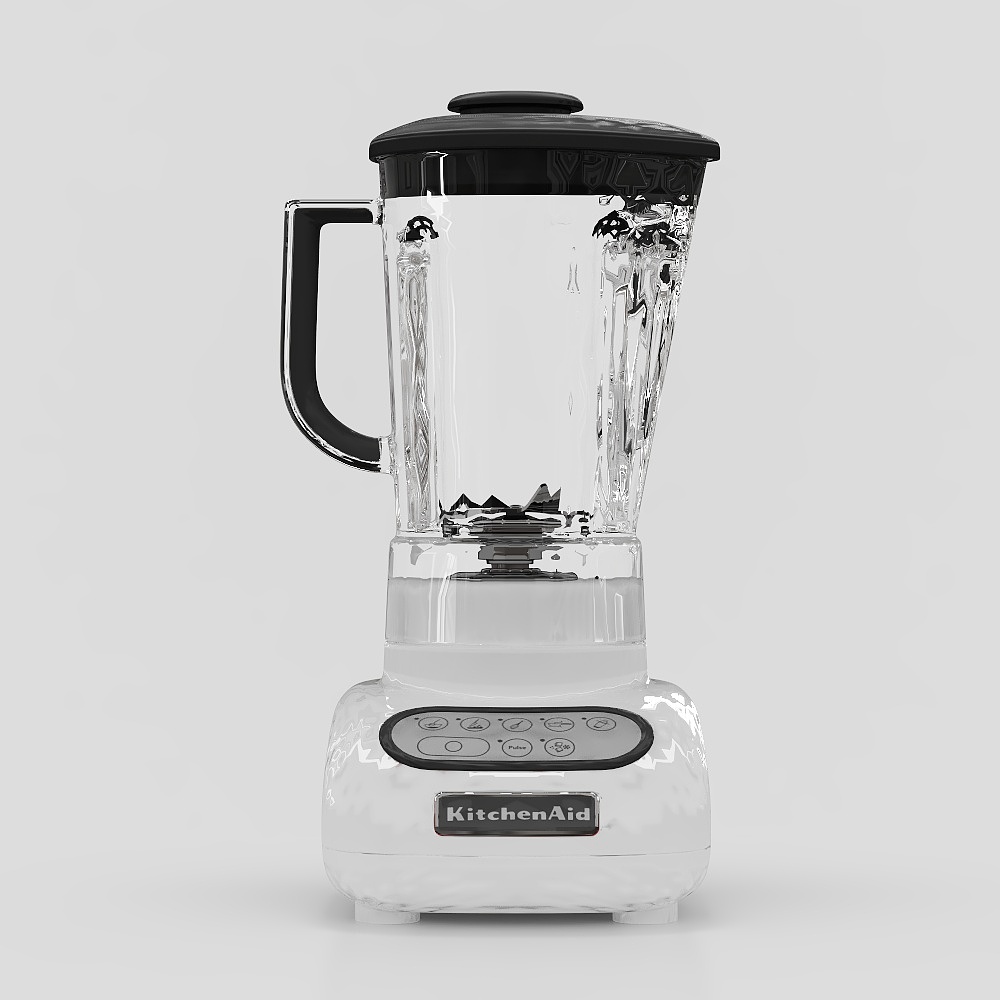 Stylish Low-Polygon Blender 3D Model for Modern Kitchens