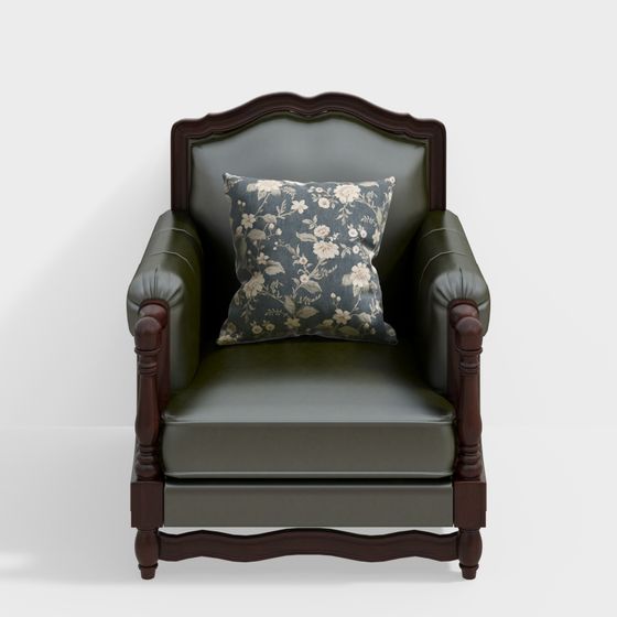 Vintage-Modern Fusion 3D Chair Model