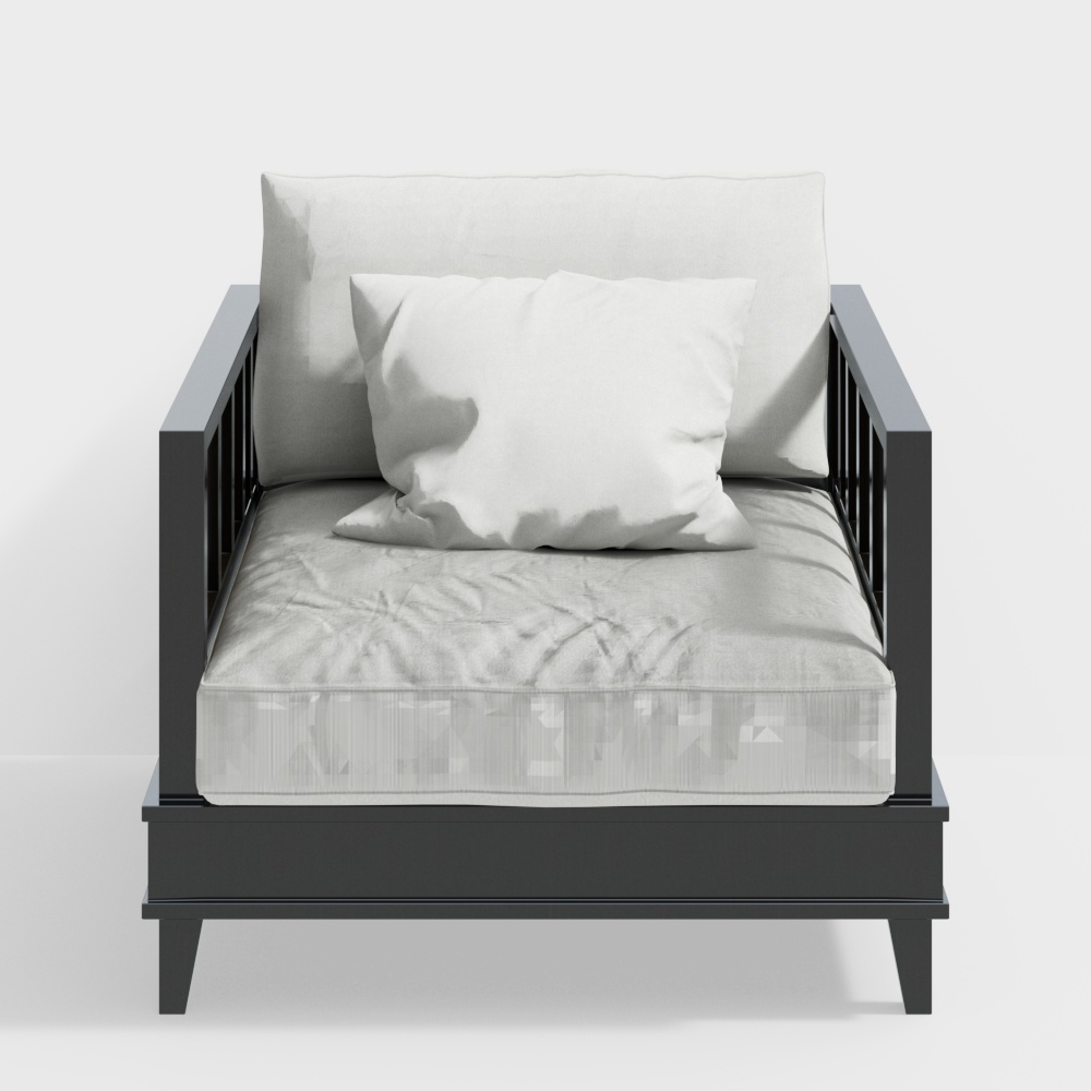 Sofa đơn kiểu Trung Quốc mới