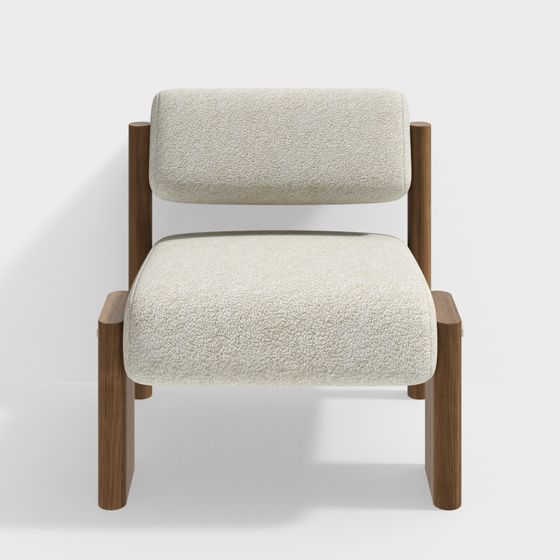 Sofá de ocio moderno de mediados de siglo